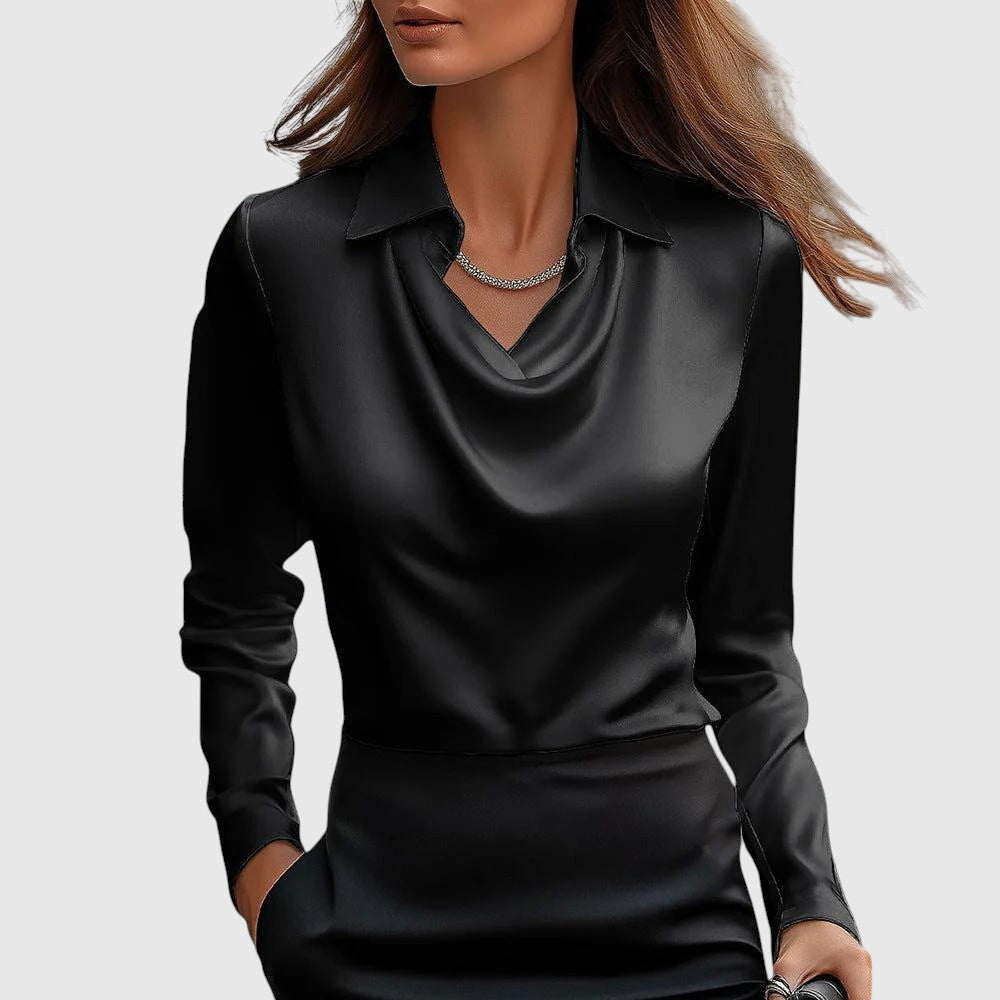 Adela – Elegáns selyemhatású blúz