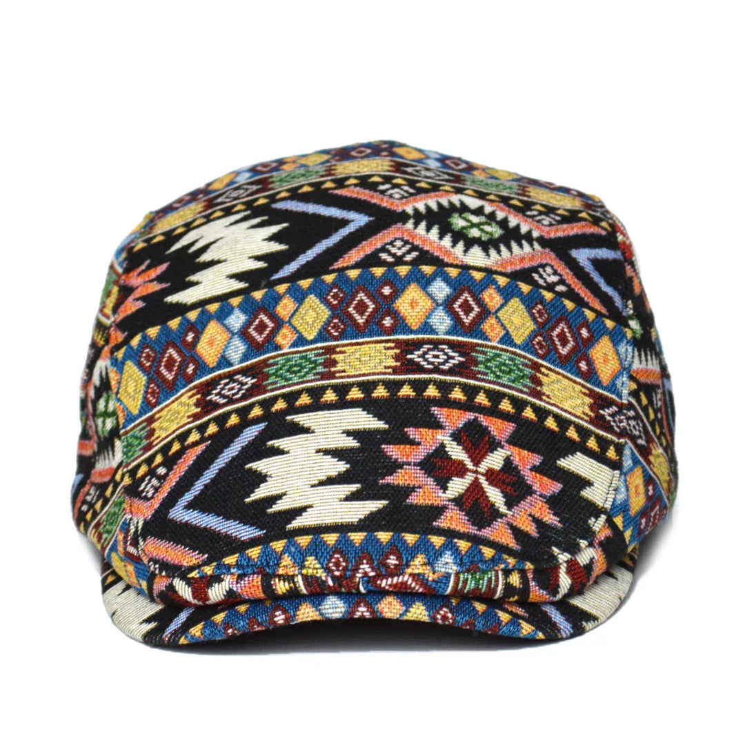 Attila - Vintage Nyomtatott Lapos Sapka