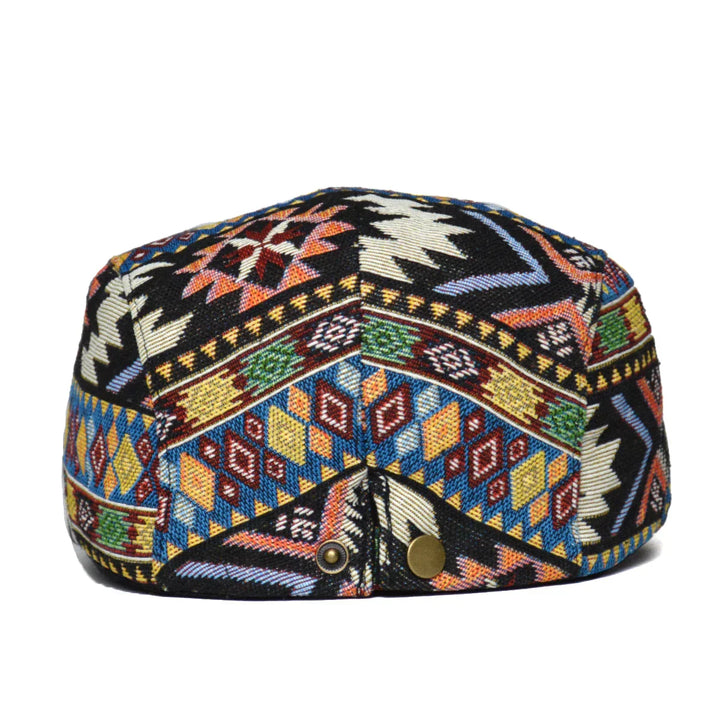 Attila - Vintage Nyomtatott Lapos Sapka